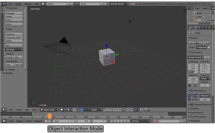 ObjectInterActionMode