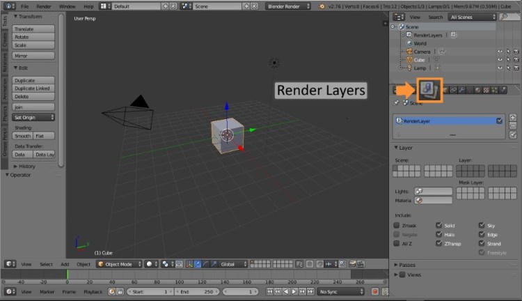 Properties-RenderLayers