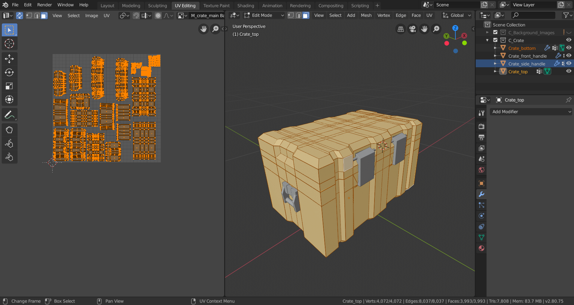 4_CombiningObjectsUV's